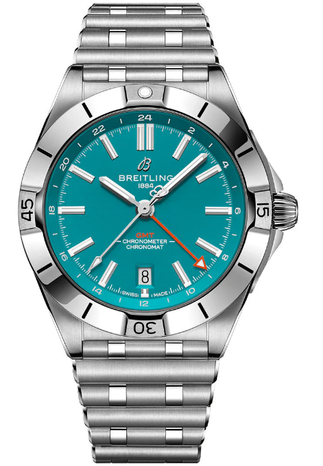 Review Breitling Chronomat Automatic GMT 40 NFL Miami Dolphins Edition Replica Watch A32398B11L1A1